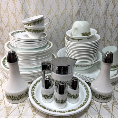 Vintage Corelle Spring Blossom (Crazy Daisy) Dinnerware - by the