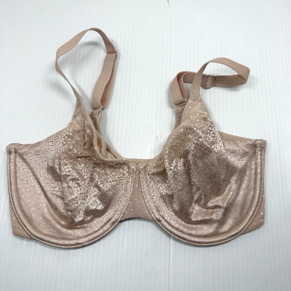 Wacoal Back Appeal 855303 Full Coverage Underwire Bra 32DDD Nude ...