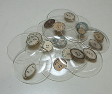 LOT OF ROUND GLASS POCKET WATCH CRYSTALS MEN OR LADIES CRYSTAL NEW OLD STOCK 4