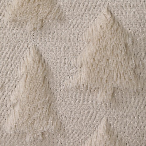 Taies d'oreiller sapin de Noël 18X18 pouces lot de 2 décoration de Noël beige doux - Photo 4/11