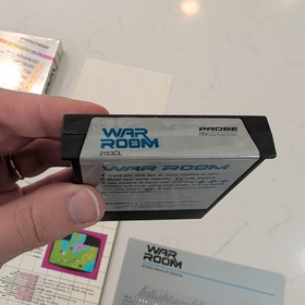War Room (ColecoVision, 1983) Box, Manual, Overlays, Inserts, Cartridge - Tested