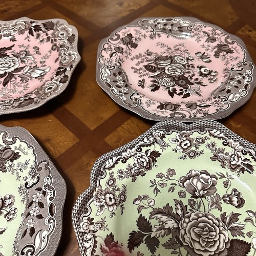 Vintage Spode Archive Collection England Floral Collector Display Serving Plates - Picture 7 of 20