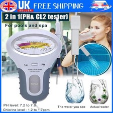 Swimming Pool Chlorine PH/CL2 Water Quality Tester Digital Monitor Spa Hot Tub