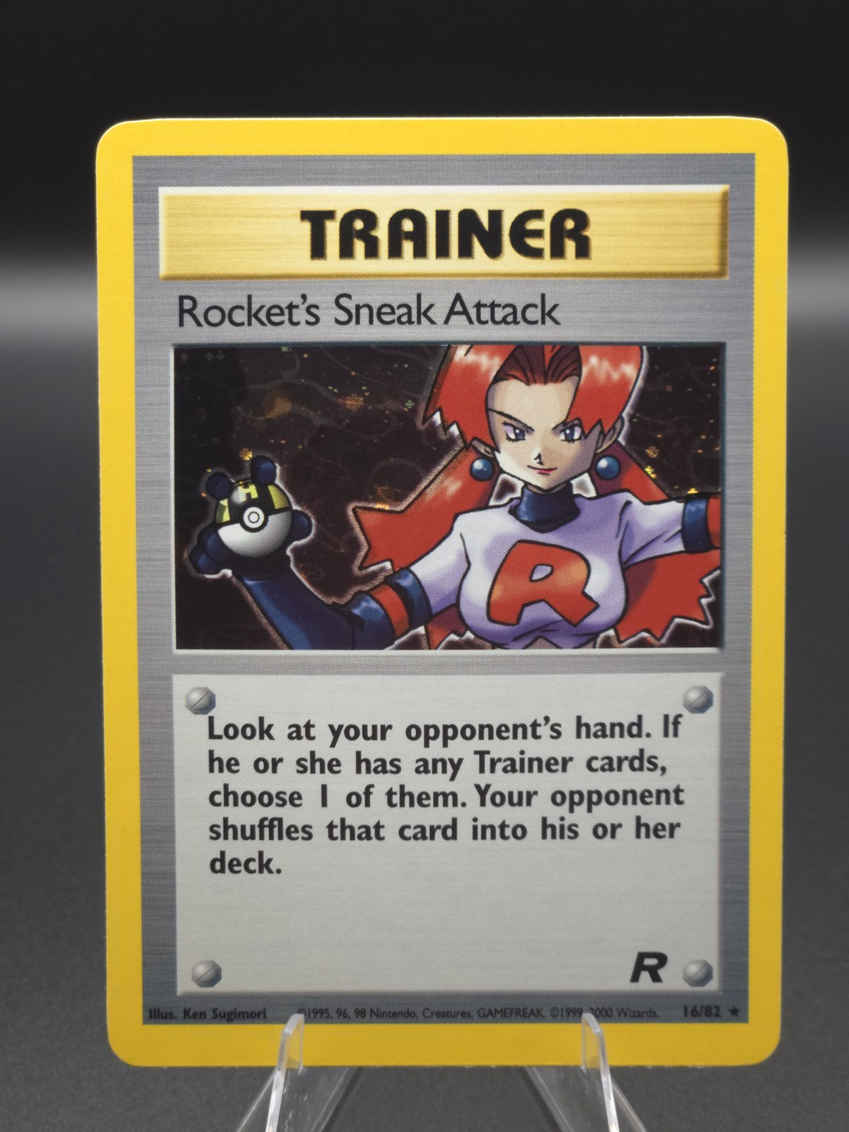 Rocket's Sneak Attack - Team Rocket Unlimited - Holo Rare 16/82 - NM