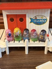 Hasbro Weebles Marina Playset w/ Dock, Boat  7 Figures, Vintage 1973