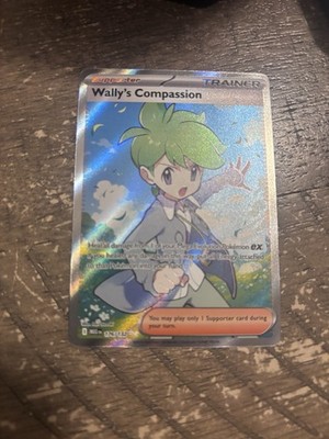 Pokémon Wally's Compassion Trainer XY Ultra Rare Full Art Foil 176/132 EX