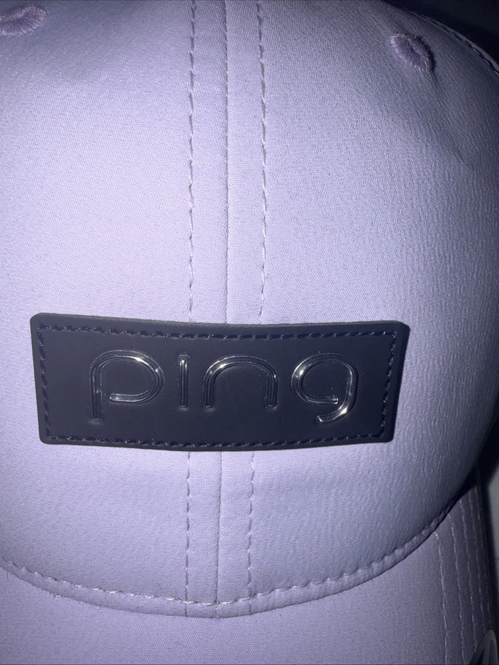 Gorra de golf PING Legacy para damas lavanda talla ajustable NUEVA con etiquetas Foto 2 de 4