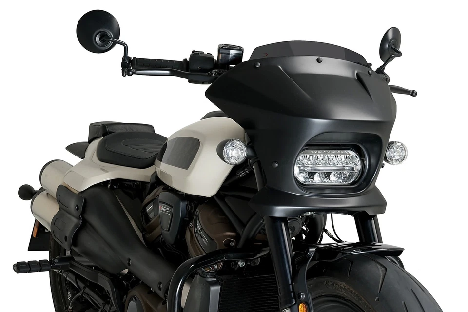 Puig Fury pour Harley davidson SPORTSTER S RH1250S (Année 2021-2026) - Noir - Photo 1/1