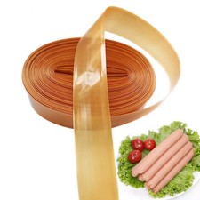 150M Brown Plastic Sausage Casings 32MM Shell Hog Casing Sausage Maker Kitchen