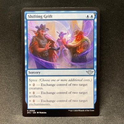 Shifting Grift Outlaws of Thunder Junction MTG NM