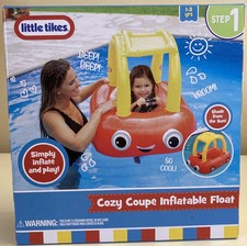 Little Tikes Cozy Coupe Inflatable Pool Float Step 1 Ages 1 to 3yrs