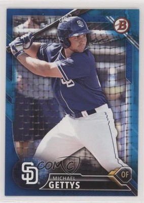 2016 Bowman Draft Top Prospects Blue 126/150 Michael Gettys #BD-185 0c6