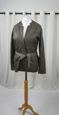 Humanoide Wickel Lederjacke oliv UK L UVP 490£ LN062 QQ 03