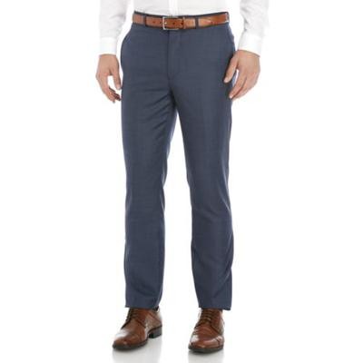Calvin Klein Mens Slim fit Dress Pants 32 / 32 Blue Stretch - Picture 1 of 4