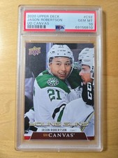 2020-21 2020 UPPER DECK JASON ROBERTSON YOUNG GUNS UD CANVAS #C92 PSA 10 GEM MNT