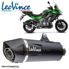 KAWASAKI KLZ 1000 ABS Versys SE Grand Tourer 2021-2024 Scarico Leovince Nero ...