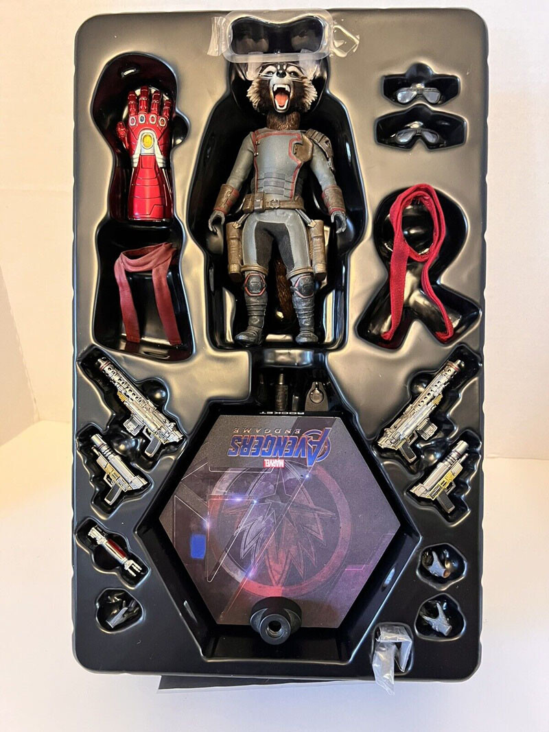 MARVEL - ホットトイズ　1/6 MMS548 ロケット・ラクーン Amazon.com: Hot Toys 1:6 Rocket - Avengers: Endgame : Toys