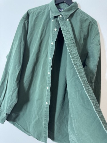 Ralph Lauren Mens Blaire Button Down Shirt Dark Green Cotton XXL Xmas Dress Red - Picture 6 of 16
