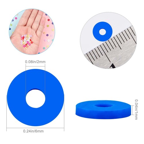 6003PCS Clay Spacer Polymer Beads for Colorful Jewelry Making Bracelet Kit - Picture 3 of 9