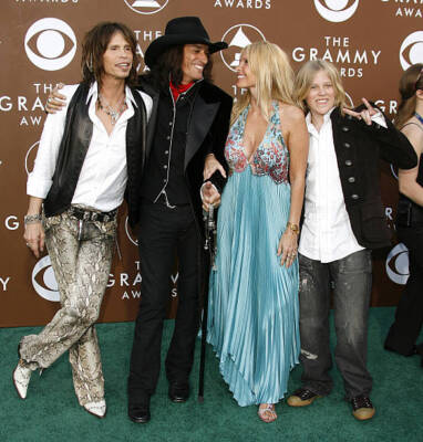 Steven Tyler Joe Perry Billie Perry guest Historic Old Photo 2