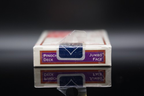 Bicycle Test Deck Pinochle Jumbo Face Blue & Red Set Ohio | Playing Cards - Foto 11 di 14