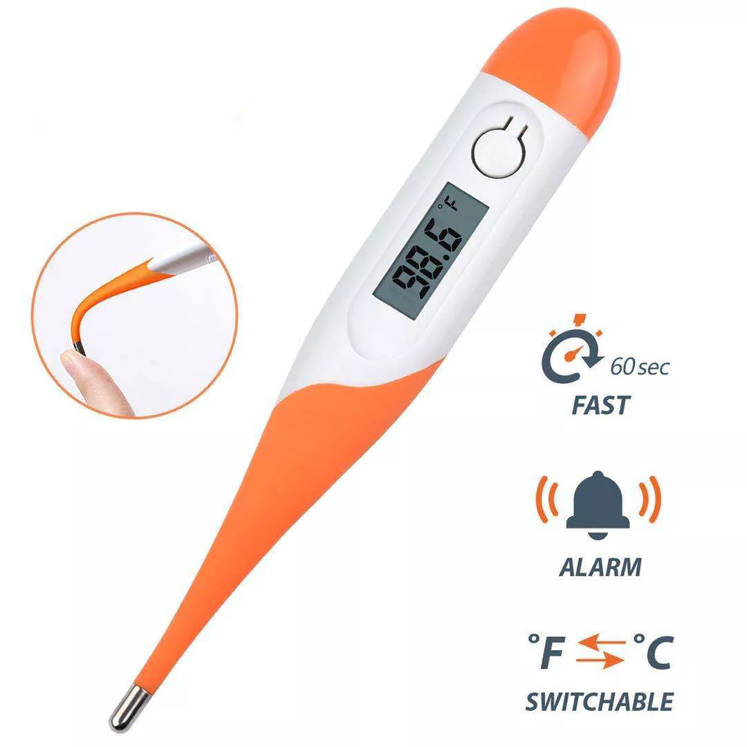 8 Sec Fast Reading Easy@Home Digital Oral Thermometer for Adult, Kid and  Baby, Oral, Rectal and Underarm Temperature Measurement for Fever with