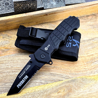 PREDATOR N-356C | Taschenmesser K25 | 22,5cm 7Cr17Mov |Klapp Messer | + Etui