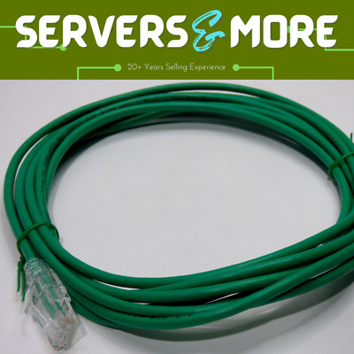 Black box Slim-Net Cat6 Patch Cable 28AWG Stranded UTP 250MHz Green Snagless