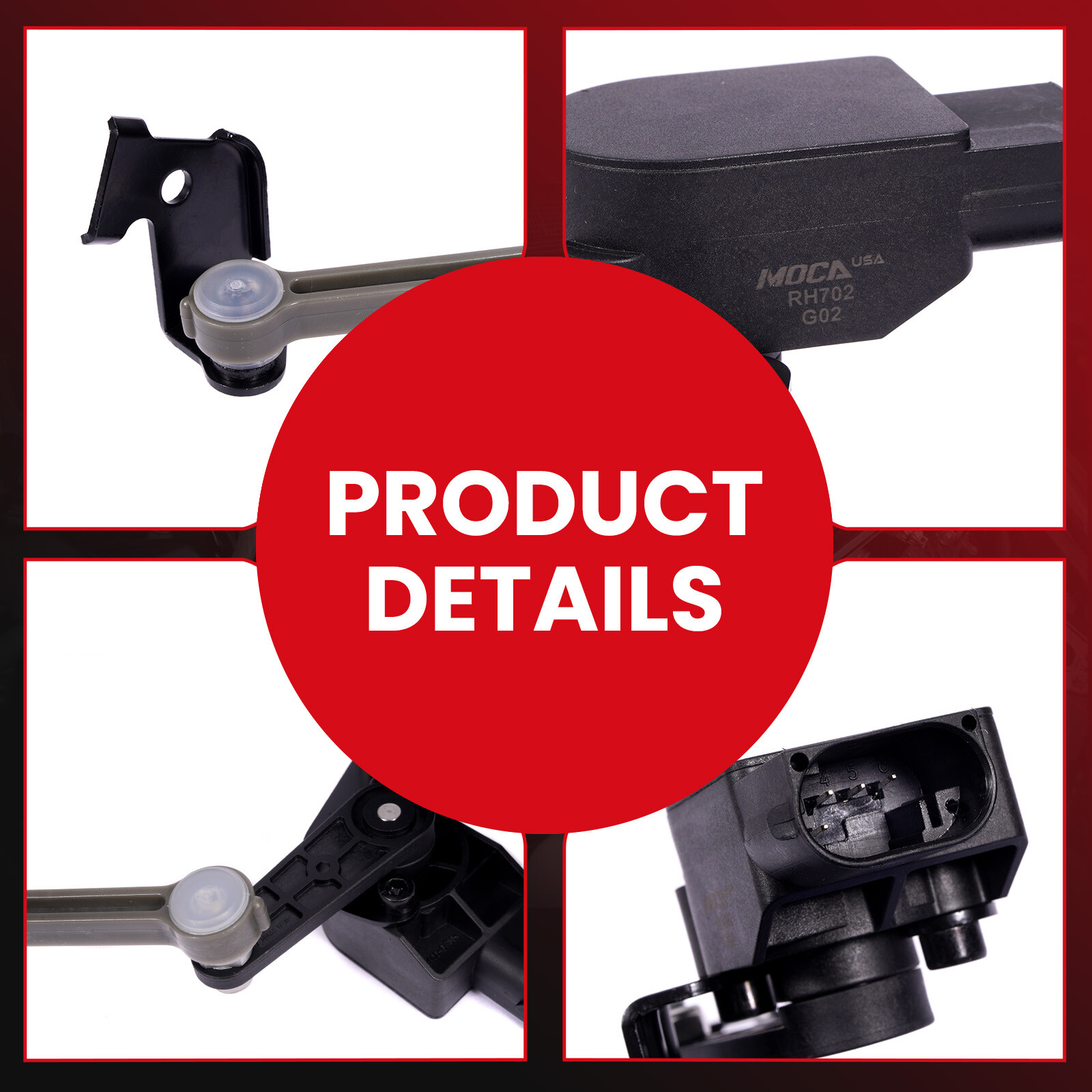 Front & Rear Ride Height Level Sensor for Audi A8 Quattro S8 Bentley Continental