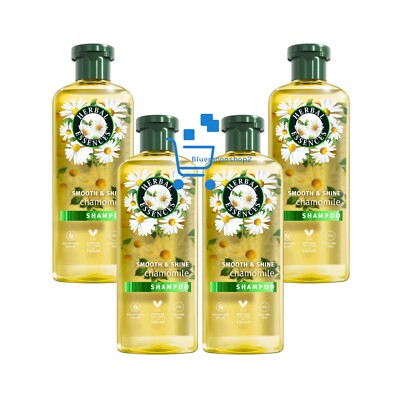 4 x 250ml Kräuteressenzen Smooth & Shine Kamille Shampoo