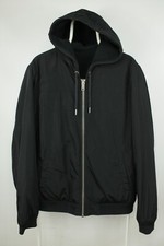 Diesel Reversible Black Nylon/Cotton Hooded Jacket Men's Size: L / EU 52-54