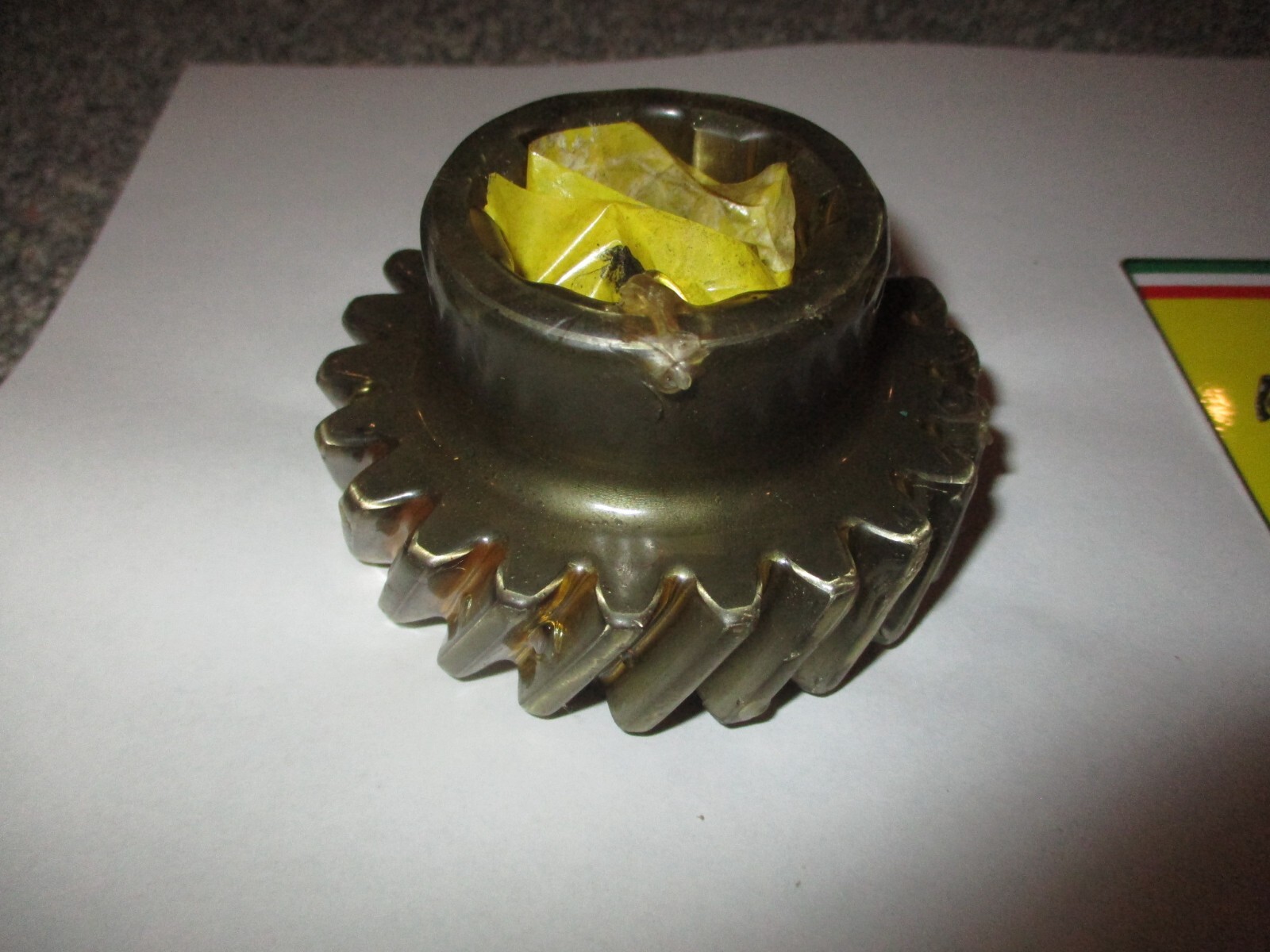 Ferrari Testarossa TR Engine Transmission Lay Shaft 5th Fifth Gear_123125_OEM