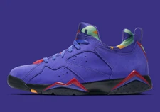 Nike Air Jordan 7 Retro Low Bright Concord Size 9. AR4422-407