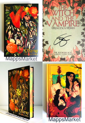 SIGNED The Witch and the Vampire by Francesca Flores BOOKISH HC