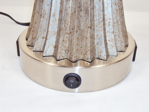 Table/Desk Lamp ~ Fluted Column w/Twin Porcelain Sockets (No Shade) #2840320 - Picture 2 of 10