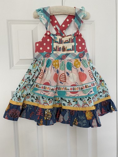 matilda jane Bike Path Knot Girl Dress 