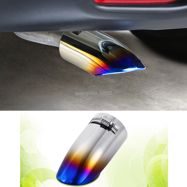1PCS stainless steel Car Exhaust End Tip Pipe Muffler For Nissan Tiida