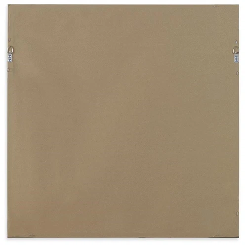 Uttermost Alexo Square Contemporary Plastic and MDF Mirror in Brushed Silver - Picture 3 of 6