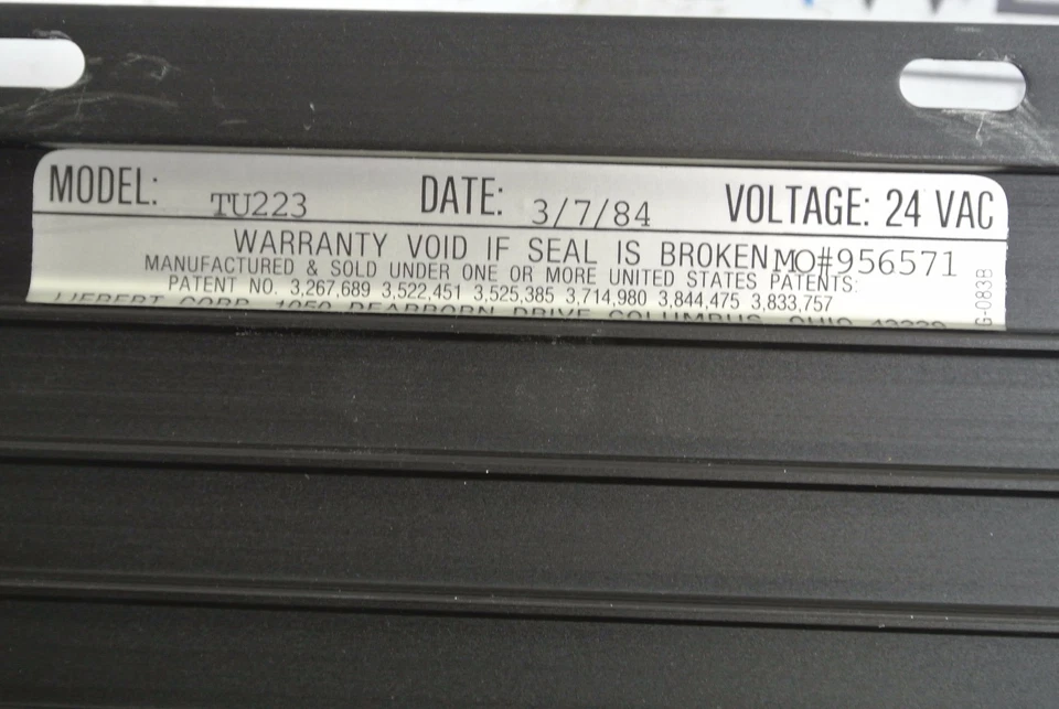 TU223 Liebert Temperature Control Panel  24 VAC USED - Image 2 of 4