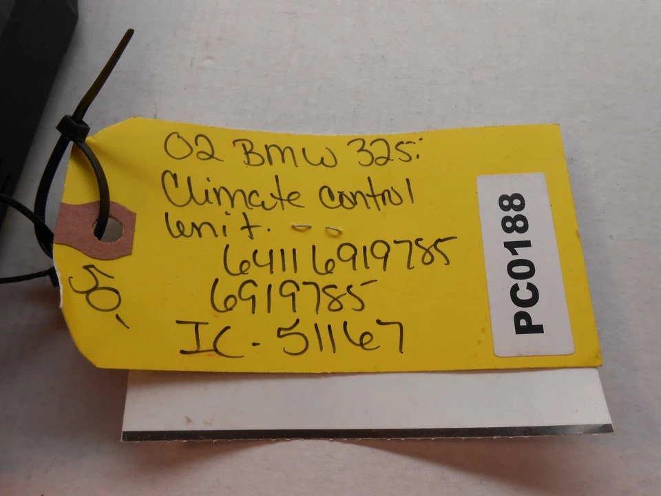 02 BMW 325i unidade de controle climático 64116919785 6919785 ic# 51167 PC0188 - Imagem 3 de 4