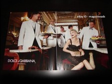 DOLCE & GABBANA 2-Page PRINT AD 2022 SHARON STONE in sexy black dress DEVOTION