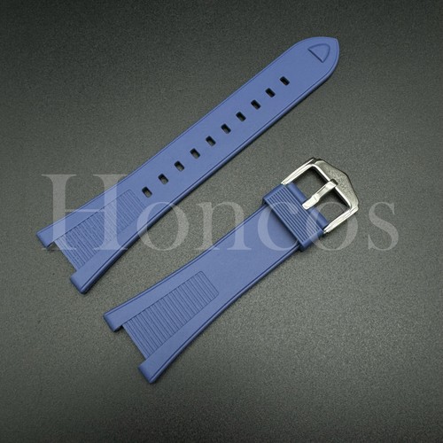 25 X 18 MM Rubber Watch Strap Band Brown Black Fits For Patek Philippe Nautilus - Picture 14 of 22