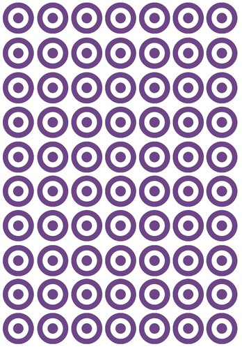 Small Target, Bullseye Shaped Vinyl Wall Stickers, Decals, Craft, Cardmaking - Picture 15 of 23