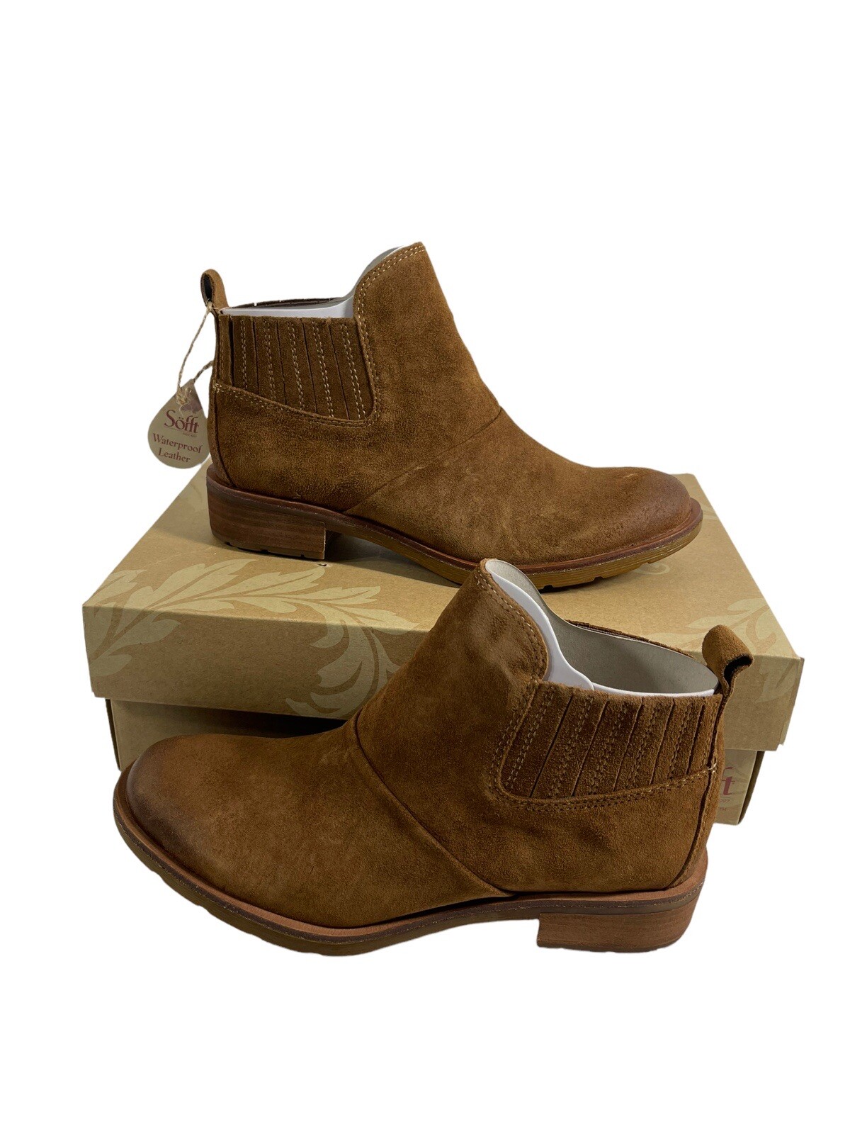 Sofft Womens Bellis Light Brown Suede 