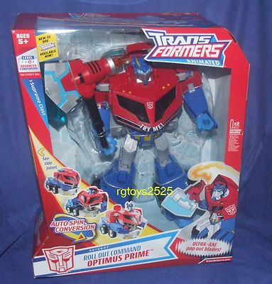 Transformers Animated Roll Out Command Optimus Prime New