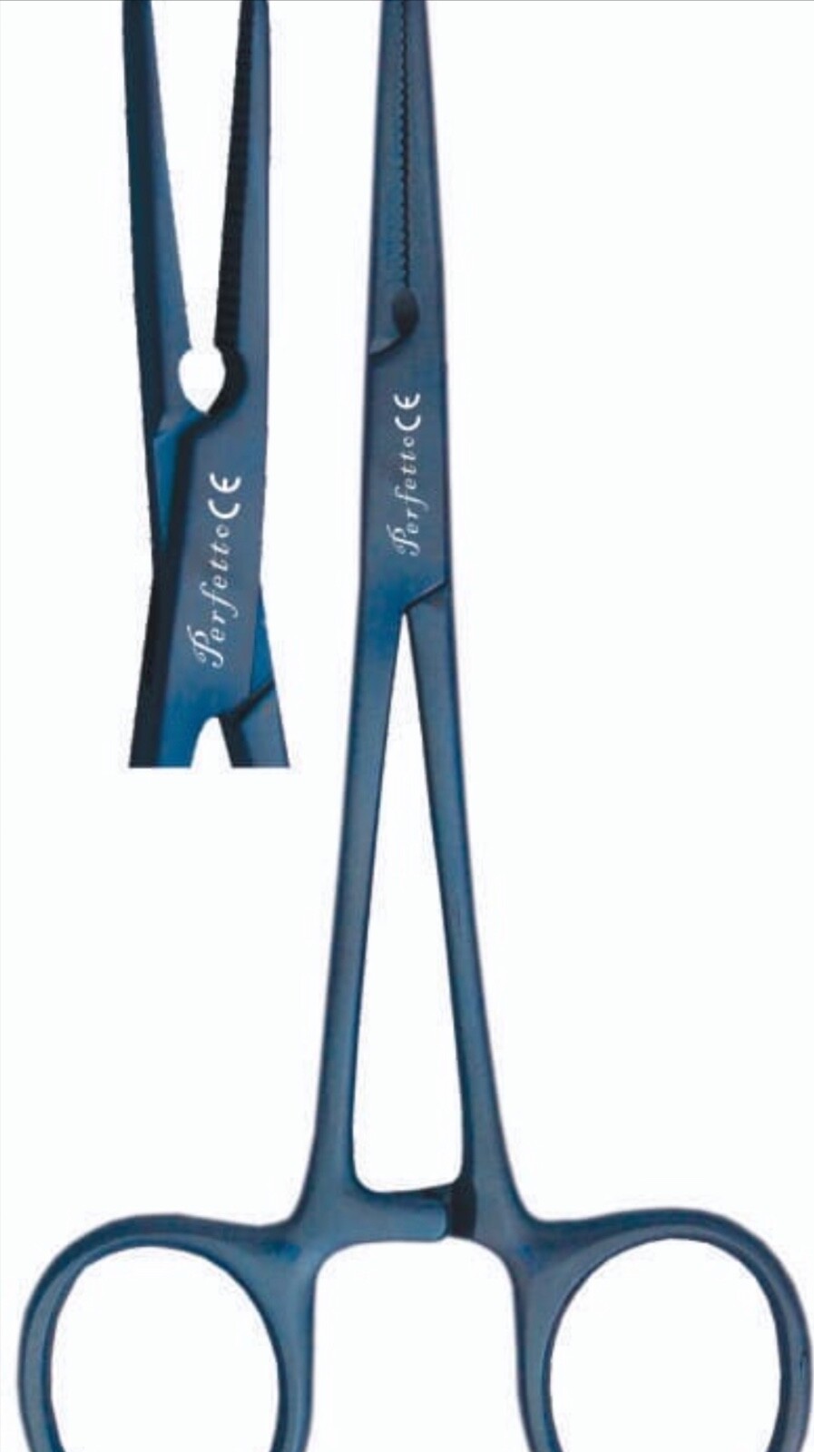 Fórceps arteriales rectos de titanio hemostáticos Spencer Wells