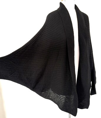 Marc Cain Cape Strickjacke Gr. N3, 38 schwarz
