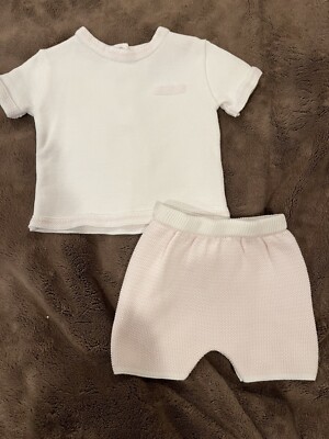 NWT Boutique Collection sz 3m. 2 pc. knit short. set