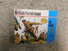 Airfix MPC 1/72 HO WW2 British Paratroops 1984 USA issue box RARE