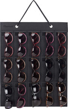 Sunglasses Organizer Hanging Eyeglasses Display Case Rack Storage for Women Men